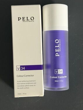 NEW Pelo Naturals V34 Purple Color Corrector - Teeth Whitener